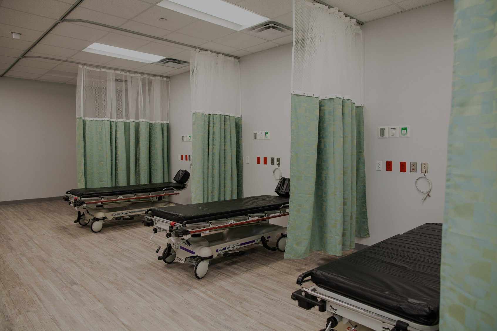 an recover area with several beds